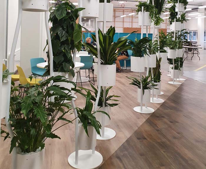 Schott Pharma Schweiz AG - Ein natürlicher Raumtrenner - Bringt Ferien feeling in die Pause.