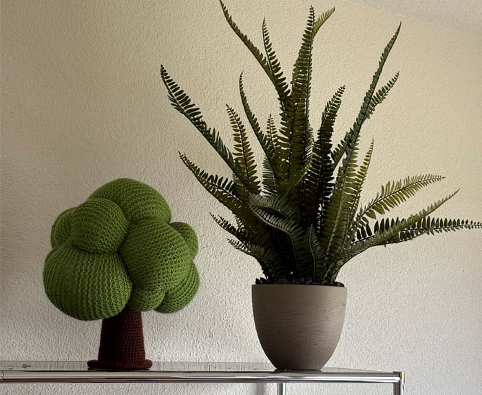 Textilfarn - benötigt weder Licht noch Wasser