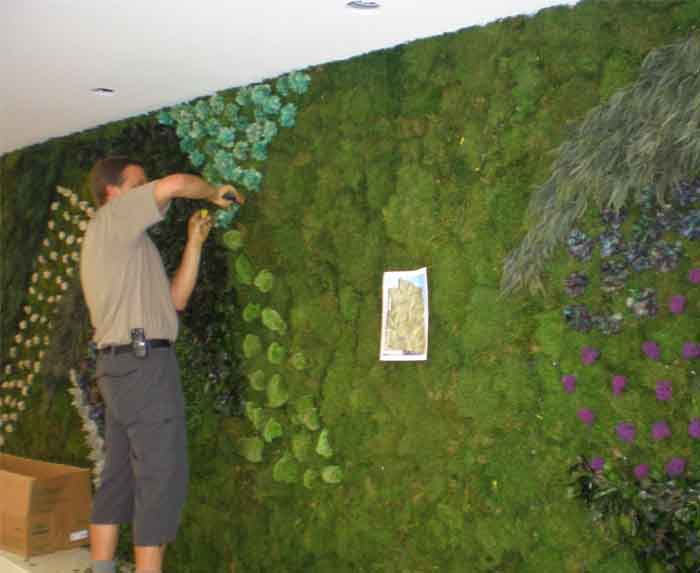 Die Individuelle	Wand - Mit den verschiedensten Pflanzenvarianten lassen sich individuelle Wände gestalten